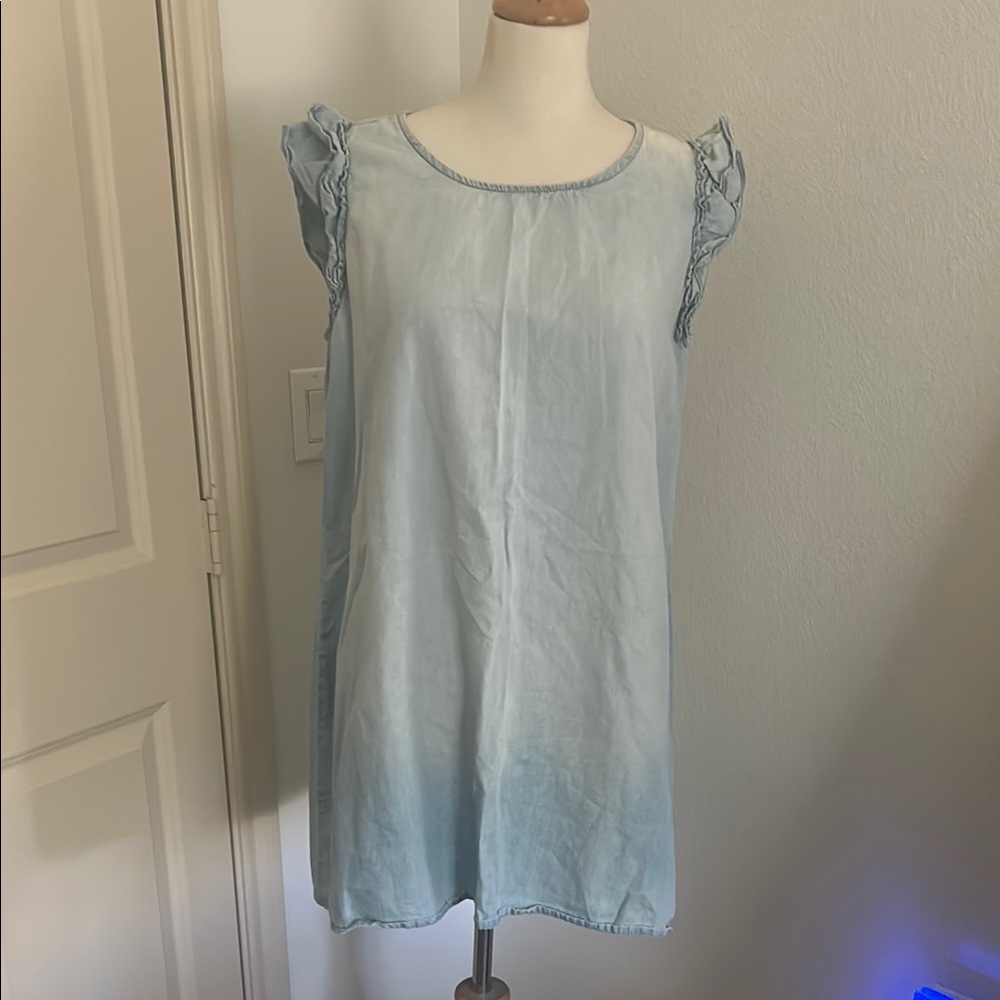 Light weight Denim Mini Dress/Tunic